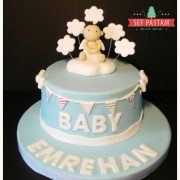 Bebekli Baby Shower Pasta