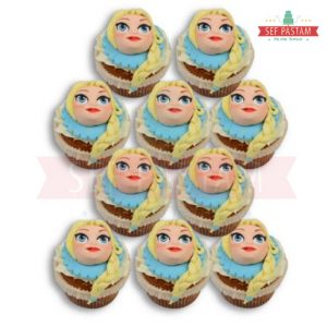 Karlar Ülkesi Elsa Cupcake