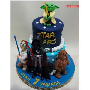 Star Wars Darth Vader Doğum Günü Pastası