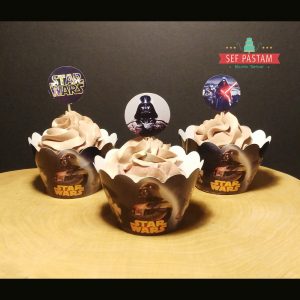 Star Wars Çikolatalı Cupcake